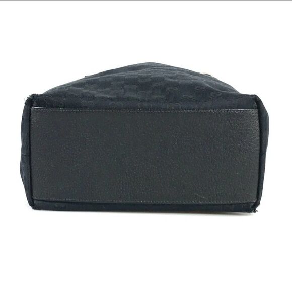 GUCCI Bag Handbag GGCanvas 153009 467891 Black  Authentic - Picture 5 of 12